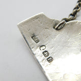 Georgian Sterling Silver Bright Cut Port Decanter Label 1801 London Antique