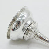 George III Sterling Silver Crested Wine Funnel Strainer Antique 1794 London