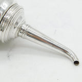 George III Sterling Silver Crested Wine Funnel Strainer Antique 1794 London