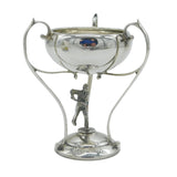 Art Deco Sterling Silver Tyg Form Tennis Trophy Cup Antique 1933 Birmingham