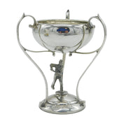 Art Deco Sterling Silver Tyg Form Tennis Trophy Cup Antique 1933 Birmingham