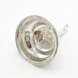 George III Sterling Silver Crested Wine Funnel Strainer Antique 1794 London