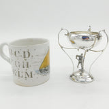 Art Deco Sterling Silver Tyg Form Tennis Trophy Cup Antique 1933 Birmingham
