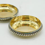 Scottish Sterling Silver Gilt Religious Communion Wafer Pyx Antique 1921 Glasgow