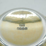 Scottish Sterling Silver Gilt Religious Communion Wafer Pyx Antique 1921 Glasgow