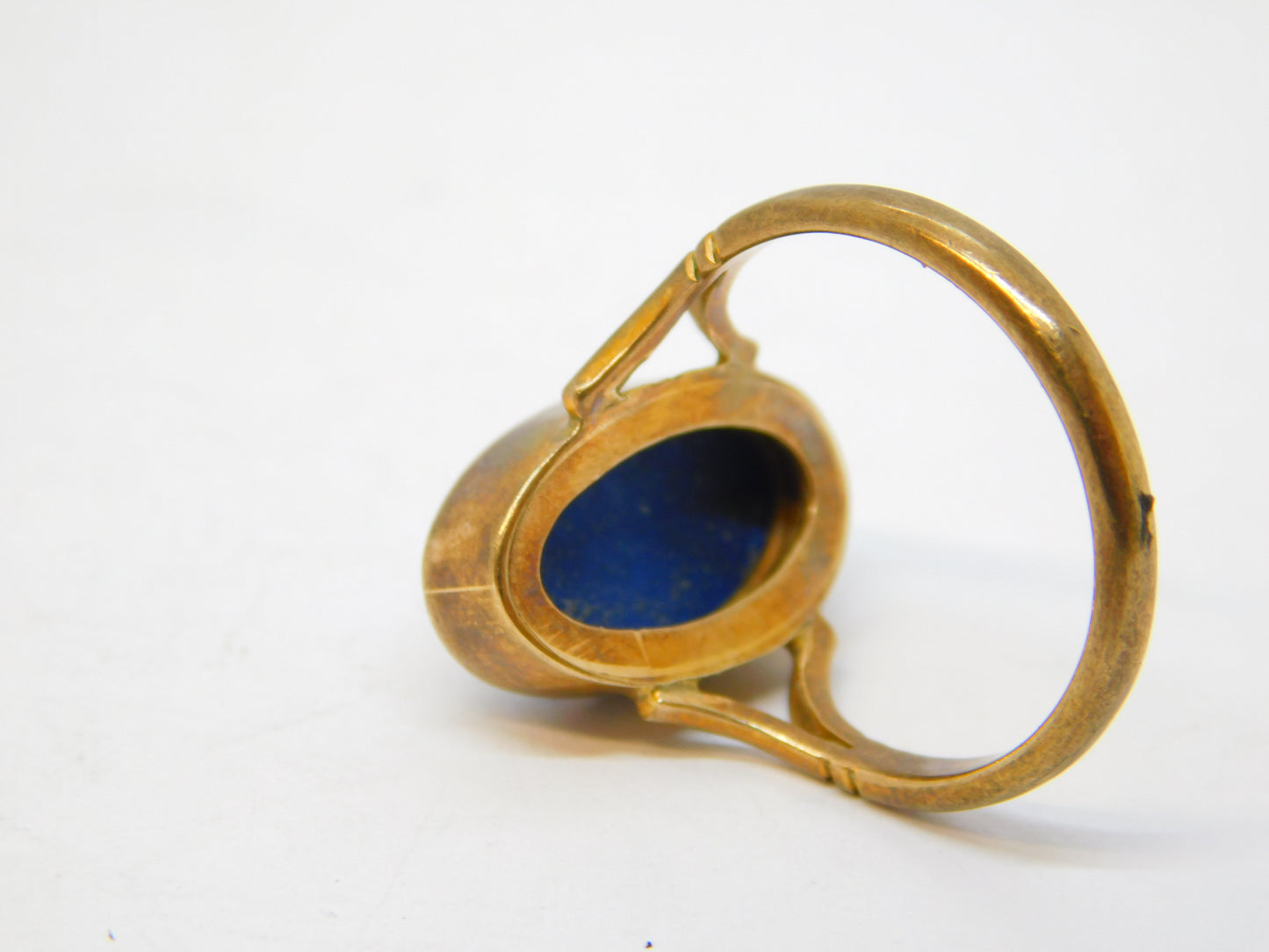 9ct Yellow Gold Wedgwood Athena Cameo Set Ring Vintage 1978 Birmingham