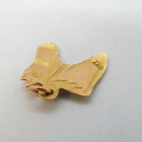 Edwardian 9ct Yellow Gold Horse Head Charm Pendant Antique c1910