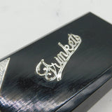 Sterling Silver Mounted Ebony Wood 'Trinkets' Jewellery Box Antique 1919 London