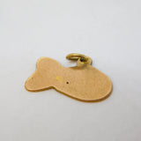 Edwardian 9ct Rose Gold Zeppelin Airship Charm Pendant Antique c1910