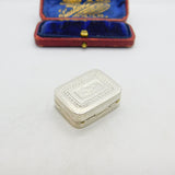 Georgian Sterling Silver Floral Vinaigrette 1801 London John Sidaway Antique
