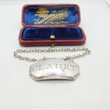 Georgian Sterling Silver Claret Wine Decanter Label Antique 1811 London