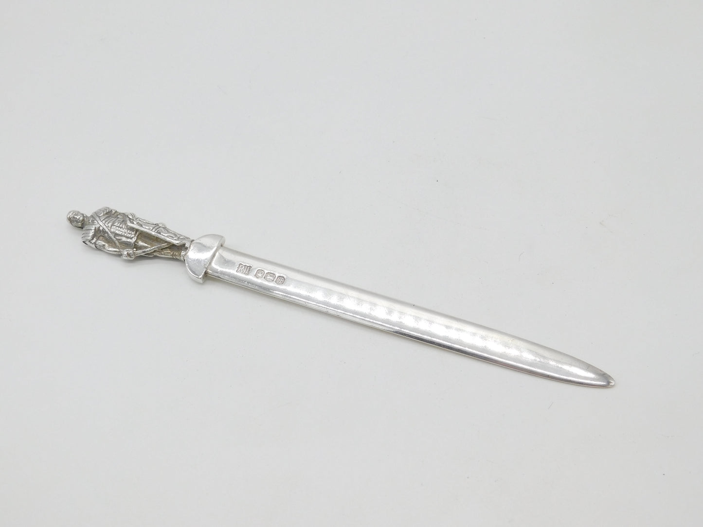 Sterling Silver Royal Irish Silver Co. Knight Letter Opener Vintage 1973 Sheffied