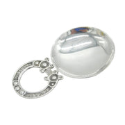 Shetland Scottish Sterling Silver Celtic Pattern Tea Caddy Spoon Antique