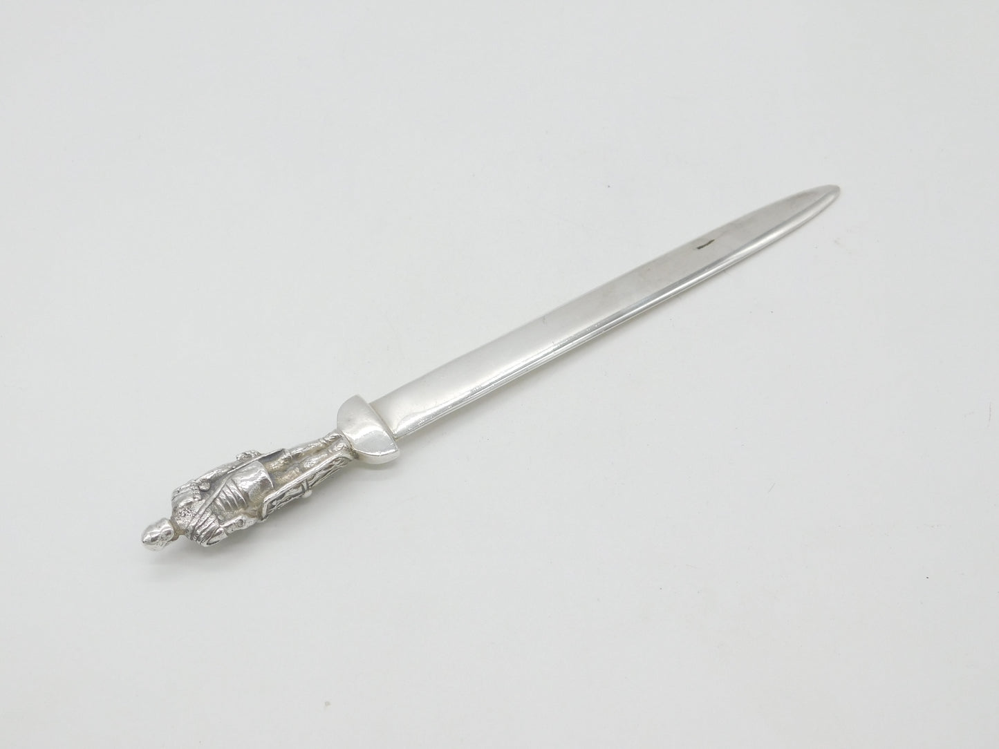 Sterling Silver Royal Irish Silver Co. Knight Letter Opener Vintage 1973 Sheffied