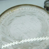 Boxed Victorian Set of Sterling Silver Agricultural Medals Antique 1890s