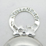 Shetland Scottish Sterling Silver Celtic Pattern Tea Caddy Spoon Antique
