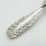 Isle of Wight Arts & Crafts Style Sterling Silver Tea Caddy Spoon Vintage