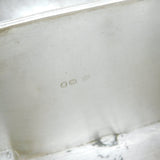 George III Large Sterling Silver Two-Part Tea Caddy Antique 1814 London Peter & William Bateman