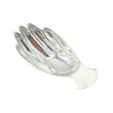 Sterling Silver Georgian Style Hand Form Tea Caddy Spoon Vintage Sheffield