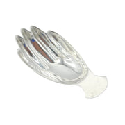 Sterling Silver Georgian Style Hand Form Tea Caddy Spoon Vintage Sheffield