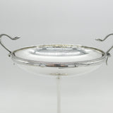 Art Deco Large Sterling Silver Snake Handle Centrepiece Classical Bowl Antique