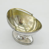 George III Sterling Silver Floral Swing Handle Sugar Basket Antique 1786 London
