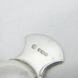 Sterling Silver Georgian Style Hand Form Tea Caddy Spoon Vintage Sheffield