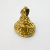 George III Rolled Gold Carnelian 'Le Vivit' 'The Humble' Intaglio Fob Antique