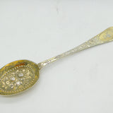 George I Boxed Set of Six Britannia Silver Gilt Trefid Dessert Spoons Antique 1717 London