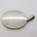 Victorian Sterling Silver Back & Front Aesthetic Sweetheart Locket Antique c1880