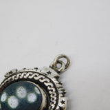 Victorian Sterling Silver, Bloodstone, Carnelian Spinner Fob Antique 1891 Birmingham