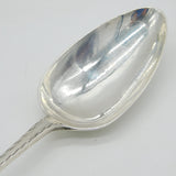 Cork Irish Provincial Sterling Silver Bright Cut Serving Spoon Antique Gibson