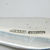 Cork Irish Provincial Sterling Silver Bright Cut Serving Spoon Antique Gibson