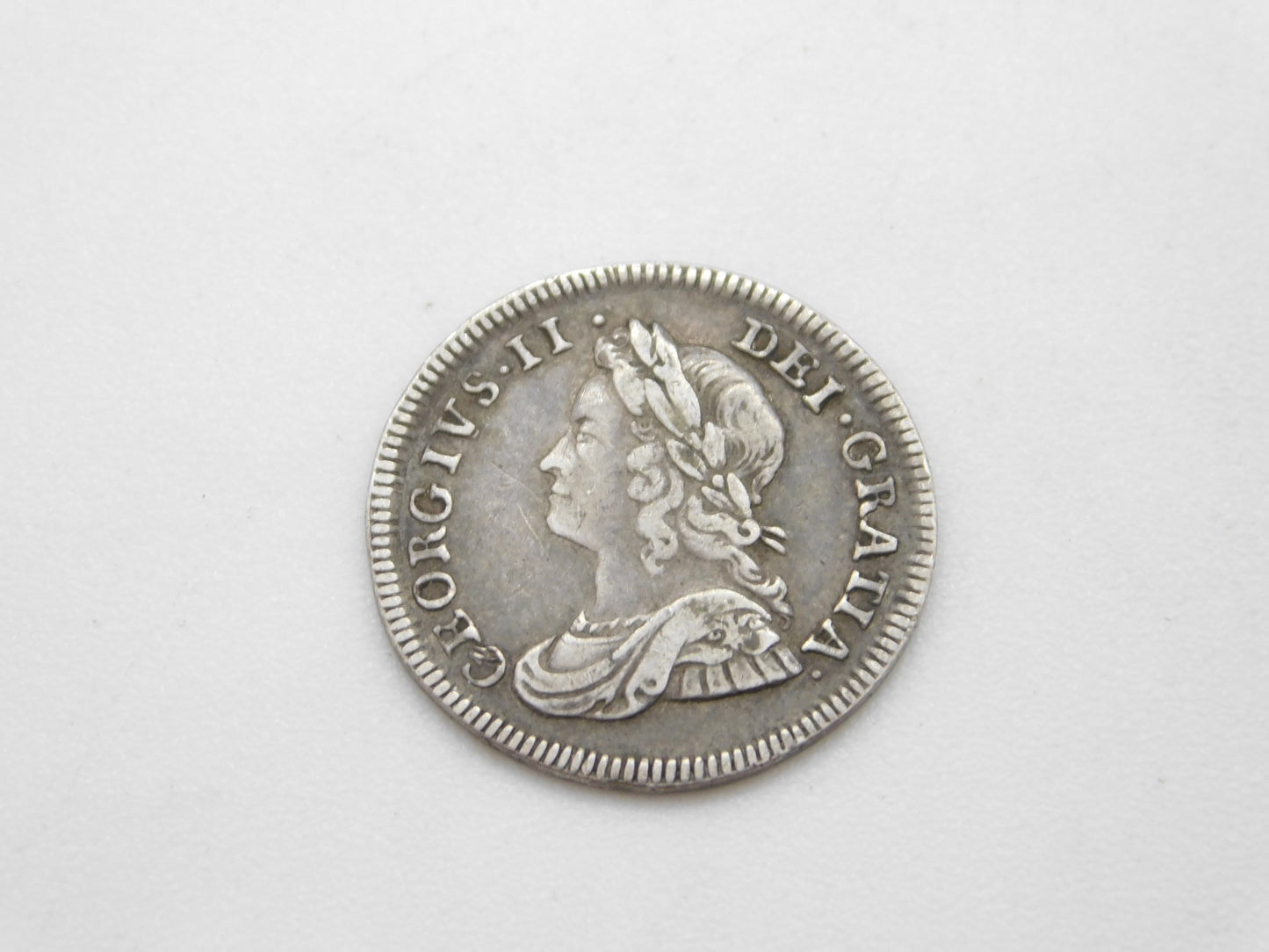 George II Silver Maundy Fourpence Coin Antique 1740 Very Fine Condition