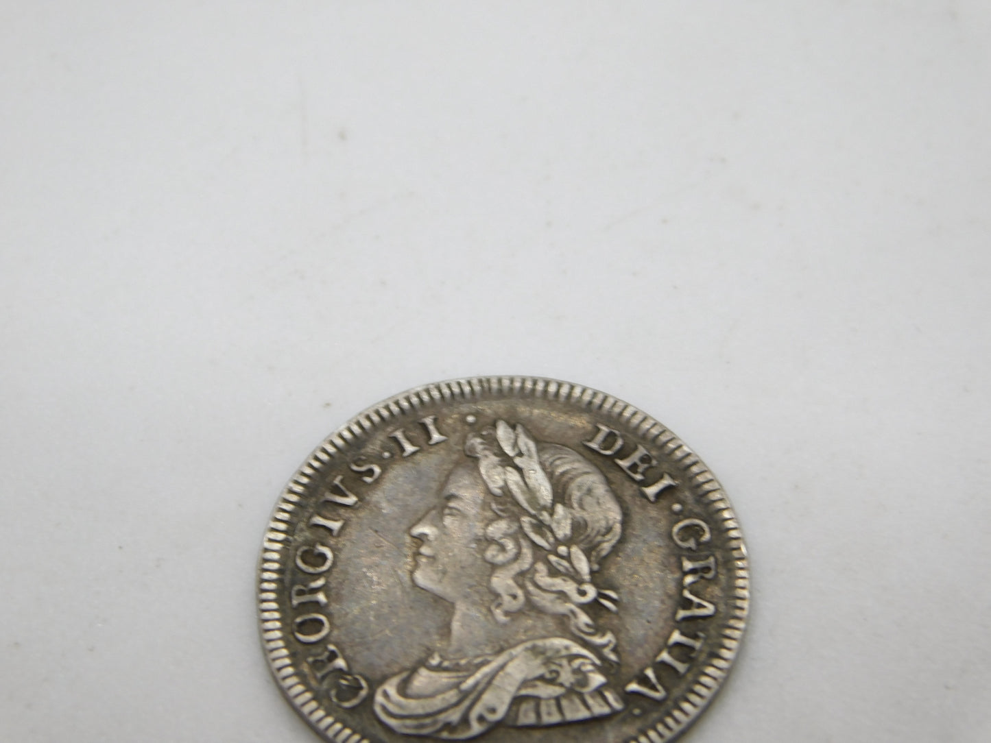 George II Silver Maundy Fourpence Coin Antique 1740 Very Fine Condition