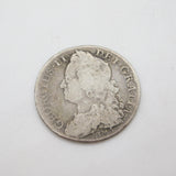 George II Silver LIMA Shilling Coin Antique 1745 Fair Condition Antique