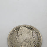 George II Silver LIMA Shilling Coin Antique 1745 Fair Condition Antique