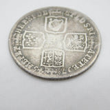 George II Silver LIMA Shilling Coin Antique 1745 Fair Condition Antique