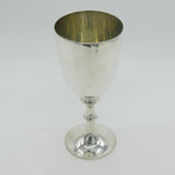 Large Sterling Silver Communion Chalice Goblet Antique 1911 London Art Deco