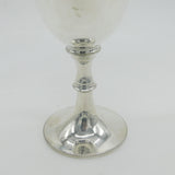 Large Sterling Silver Communion Chalice Goblet Antique 1911 London Art Deco