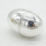 George III Sterling Silver Egg Form Nutmeg Grater Antique 1796 London