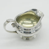 George III Scottish Sterling Silver Cream Jug Antique 1789 Edinburgh Georgian