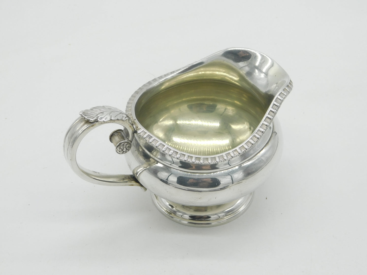 George III Scottish Sterling Silver Cream Jug Antique 1789 Edinburgh Georgian