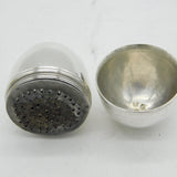 George III Sterling Silver Egg Form Nutmeg Grater Antique 1796 London