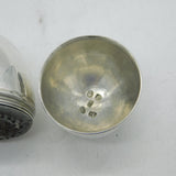George III Sterling Silver Egg Form Nutmeg Grater Antique 1796 London