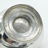 George III Scottish Sterling Silver Cream Jug Antique 1789 Edinburgh Georgian