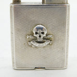 Sterling Silver Royal Lancers Military 'Death or Glory' Lighter Antique London