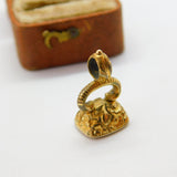 Victorian Rolled Gold Carnelian Agate Flower Intaglio Fob Seal c1840 Antique