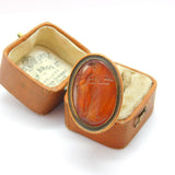 Georgian Gilt Metal Carnelian Agate Aphrodite with Dove Intaglio Fob Seal c1790