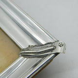 20th Century Spanish Sterling Silver Portrait Picture Frame Antique c1920 Deco